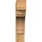 Ekena Millwork Merced Block Rough Sawn Bracket, Western Red Cedar, 4"W x 18"D x 18"H BKT04X18X18MRC05RWR - alternate 4